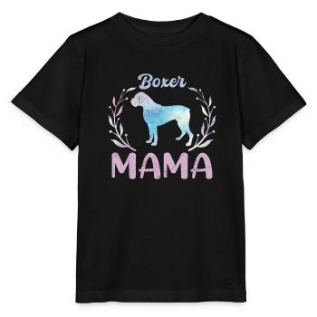 BOXER MOM Boxer allemand Chien Maman Boxer Boxer - T-shirt bio MINI CREATOR Stanley/Stella Enfant - noir - Devant - Mikhail (115cm)