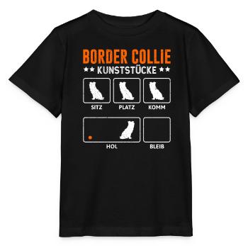 TOURS DE BORDER COLLIE Border Collie - T-shirt bio MINI CREATOR Stanley/Stella Enfant - noir - Devant - Mikhail (115cm)
