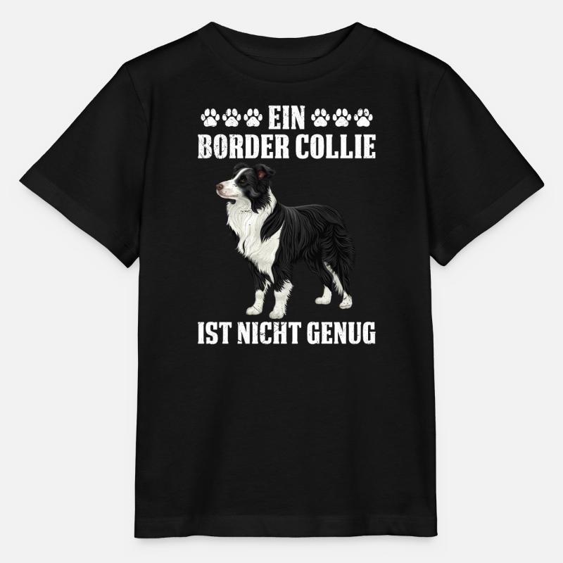 Border Collie EIN BORDER COLLIE IST NICHT GENUG - Stanley/Stella Kinder T-Shirt MINI CREATOR - Schwarz