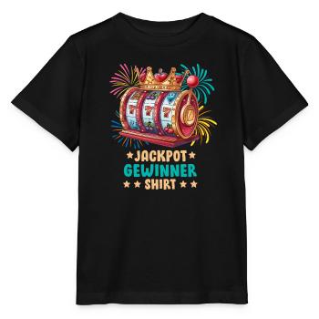 Machine à sous JACKPOT WINNER SHIRT 777 Casino - T-shirt bio MINI CREATOR Stanley/Stella Enfant - noir - Devant - Mikhail (115cm)