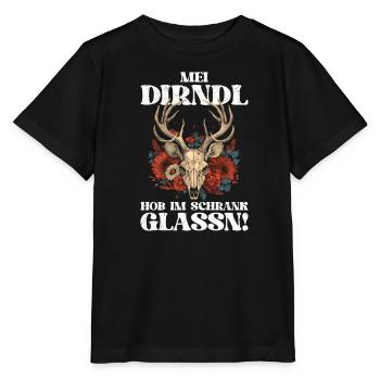 I lifted my dirndl in the closet ladies - Stanley/Stella MINI CREATOR Kids’ T-Shirt - black - Front - Mikhail (115cm)