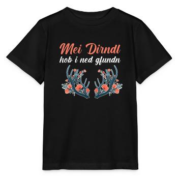 Heute ohne Dirndl Ersatz Dirndl Damen - Stanley/Stella Kinder T-Shirt MINI CREATOR  - Schwarz - Vorne - Mikhail (115cm)