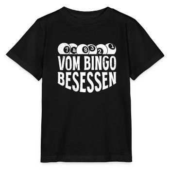 Bingo Players OBSESSED WITH BINGO Fun Bingo - Stanley/Stella MINI CREATOR Kids’ T-Shirt - black - Front - Mikhail (115cm)