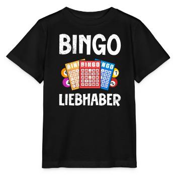 Bingo Liebhaber Bingo Spieler BINGO Spielen Bingo - Stanley/Stella Kinder T-Shirt MINI CREATOR  - Schwarz - Vorne - Mikhail (115cm)