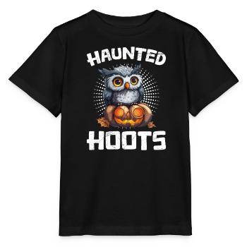 Halloween Costume Kids CREEPY OWL Creepy - Stanley/Stella MINI CREATOR Kids’ T-Shirt - black - Front - Mikhail (115cm)