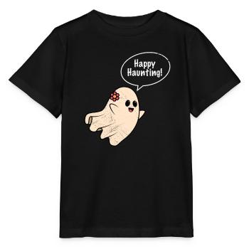 Halloween Kostüm Kinder FRÖHLICHES SPUKEN - Stanley/Stella Kinder T-Shirt MINI CREATOR  - Schwarz - Vorne - Mikhail (115cm)