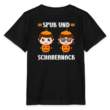 Halloween Kostüm SPUK UND SCHABERNACK Lustiges - Stanley/Stella Kinder T-Shirt MINI CREATOR  - Schwarz - Vorne - Mikhail (115cm)