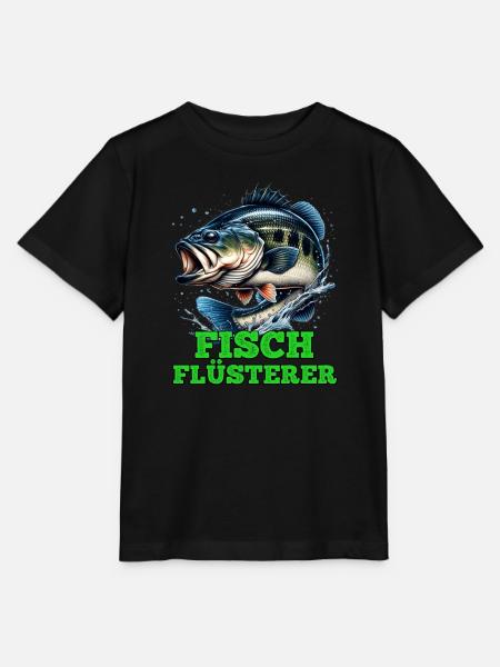 Angler Outfit Angeln Hobby - Stanley/Stella Kinder T-Shirt MINI CREATOR - Schwarz