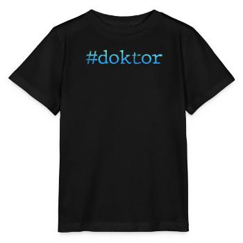 Doktorarbeit DOKTOR Doktorand Lustiges Doktor - Stanley/Stella Kinder T-Shirt MINI CREATOR  - Schwarz - Vorne - Mikhail (115cm)