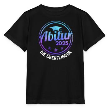 ABITUR 2025 DIE ÜBERFLIEGER Abiturient Lustiges - Stanley/Stella Kinder T-Shirt MINI CREATOR  - Schwarz - Vorne - Mikhail (115cm)
