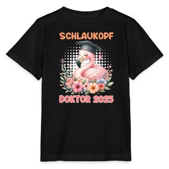 DOKTOR 2025 SCHLAUKOPF Doktorand Lustiges - Stanley/Stella Kinder T-Shirt MINI CREATOR  - Schwarz - Vorne - Mikhail (115cm)