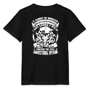 Forever The Title Correctional Officer - Stanley/Stella MINI CREATOR Kids’ T-Shirt - black - Front - Mikhail (115cm)
