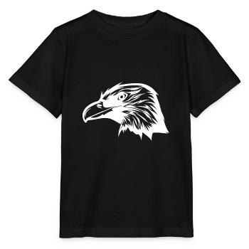 Clever vintage raven head - Stanley/Stella MINI CREATOR Kids’ T-Shirt - black - Front - Mikhail (115cm)