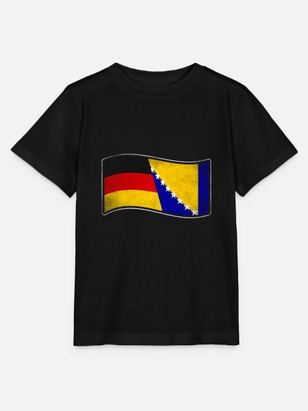 Bosnien Herzegowina Design für Deutsch-Bosnier - Stanley/Stella Kinder T-Shirt MINI CREATOR  - Schwarz