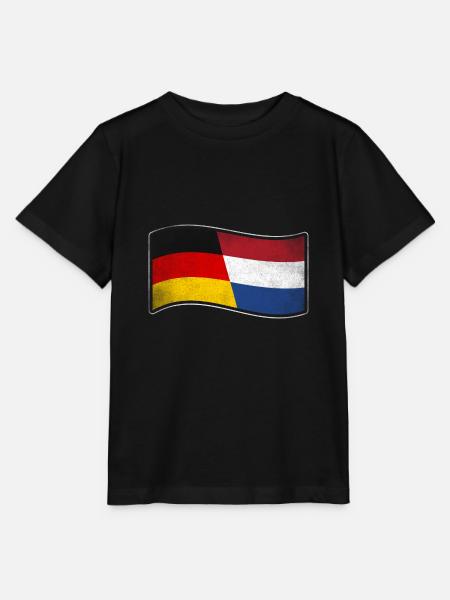 Niederlande Design für stolze Deutsch-Niederländer - Stanley/Stella Kinder T-Shirt MINI CREATOR - Schwarz