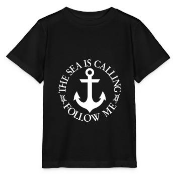 Das Meer ruft - Stanley/Stella Kinder T-Shirt MINI CREATOR  - Schwarz - Vorne - Mikhail (115cm)