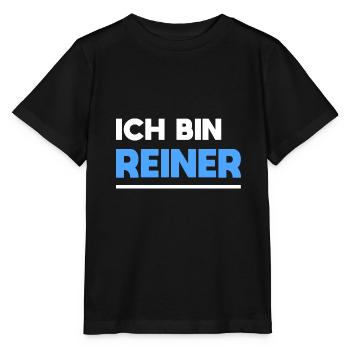 Reiner Name Spruch für stolze Reiner - Stanley/Stella Kinder T-Shirt MINI CREATOR  - Schwarz - Vorne - Mikhail (115cm)