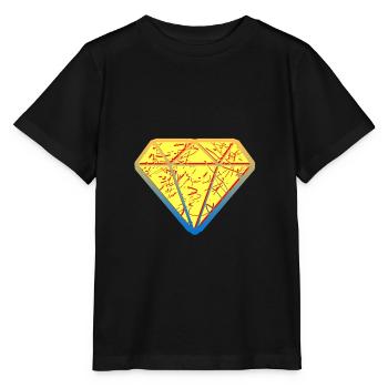 Argent Cash Gagnez de riches Dollars Euro - T-shirt bio MINI CREATOR Stanley/Stella Enfant - noir - Devant - Mikhail (115cm)