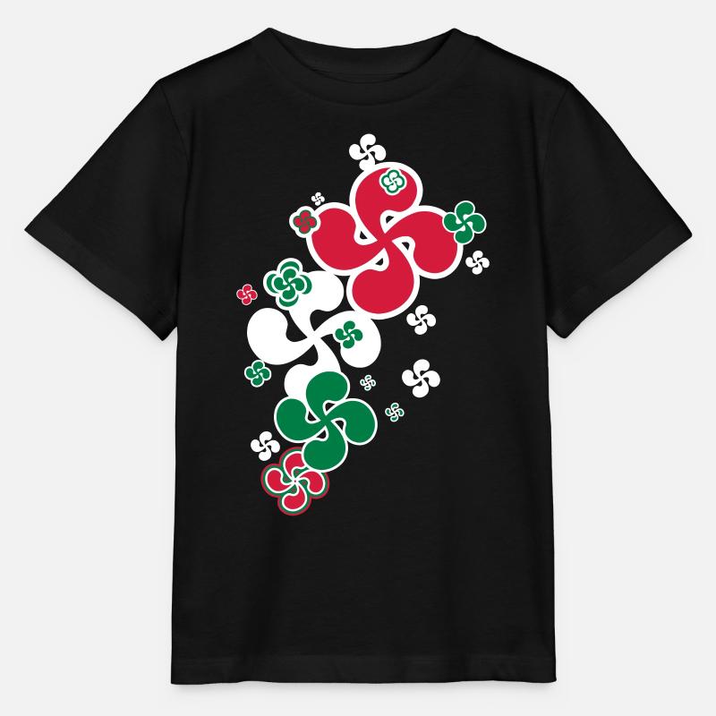 Croix Basque star - T-shirt bio MINI CREATOR Stanley/Stella Enfant - noir
