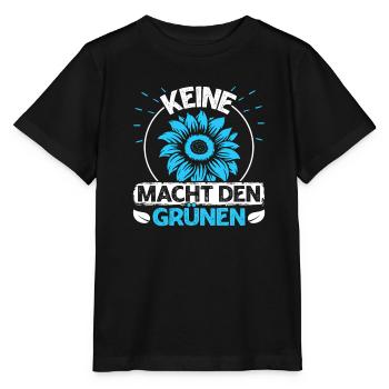 Windkraft MACHT DEN GRÜNEN Lustig - Stanley/Stella Kinder T-Shirt MINI CREATOR  - Schwarz - Vorne - Mikhail (115cm)