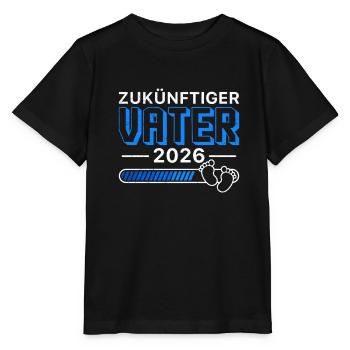 ZUKÜNFTIGER VATER 2026 Vaterschaft Lustiges - Stanley/Stella Kinder T-Shirt MINI CREATOR  - Schwarz - Vorne - Mikhail (115cm)