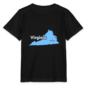 Richmond Virginia Design für stolze Virginier - Stanley/Stella Kinder T-Shirt MINI CREATOR  - Schwarz - Vorne - Mikhail (115cm)