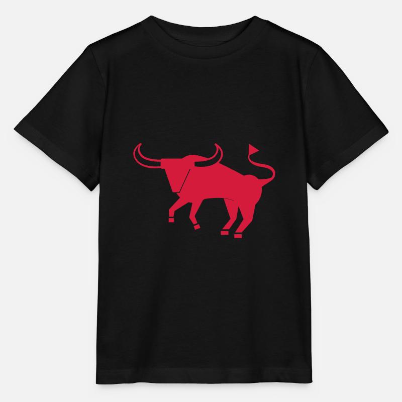 Taureau Picasso - T-shirt bio MINI CREATOR Stanley/Stella Enfant - noir