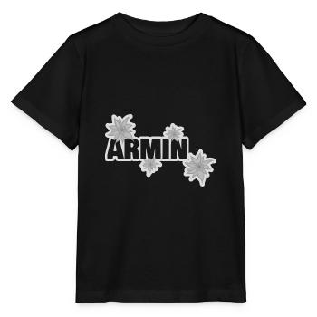 Edelweiss Armin - Stanley/Stella MINI CREATOR Kids’ T-Shirt - black - Front - Mikhail (115cm)