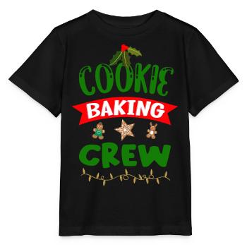 Biscuits de Noël de l’équipe de cuisson - T-shirt bio MINI CREATOR Stanley/Stella Enfant - noir - Devant - Mikhail (115cm)