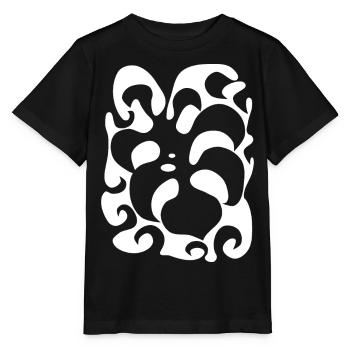 psychedelic Monstera Pflanze sixties retro Party - Stanley/Stella Kinder T-Shirt MINI CREATOR  - Schwarz - Vorne - Mikhail (115cm)