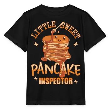 Pancake Inspector - Stanley/Stella MINI CREATOR Kids’ T-Shirt - black - Front - Mikhail (115cm)
