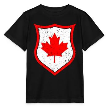 Kanada - Stanley/Stella Kinder T-Shirt MINI CREATOR  - Schwarz - Vorne - Mikhail (115cm)