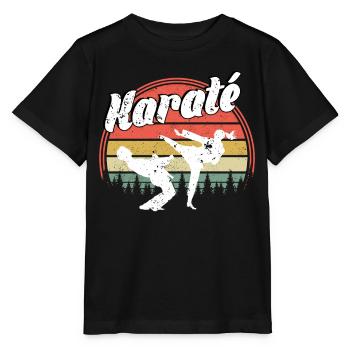 Karaté - T-shirt bio MINI CREATOR Stanley/Stella Enfant - noir - Devant - Mikhail (115cm)