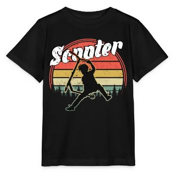 Freestyle scooter - Stanley/Stella MINI CREATOR Kids’ T-Shirt - black - Front - Mikhail (115cm)
