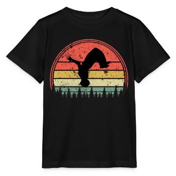 Free running - Stanley/Stella MINI CREATOR Kids’ T-Shirt - black - Front - Mikhail (115cm)