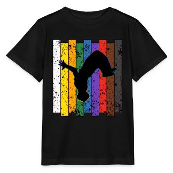 Free running - Stanley/Stella MINI CREATOR Kids’ T-Shirt - black - Front - Mikhail (115cm)