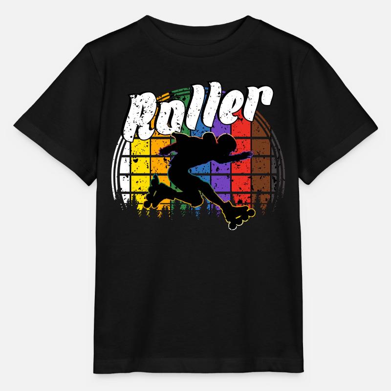 Rollerblades - Stanley/Stella Kinder T-Shirt MINI CREATOR  - Schwarz