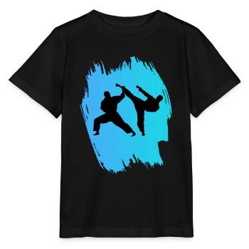 Karaté - T-shirt bio MINI CREATOR Stanley/Stella Enfant - noir - Devant - Mikhail (115cm)