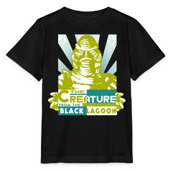 Universal Monsters Creature From Black Lagoon - T-shirt bio MINI CREATOR Stanley/Stella Enfant - noir - Devant - Mikhail (115cm)