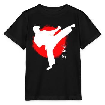 Karaté - T-shirt bio MINI CREATOR Stanley/Stella Enfant - noir - Devant - Mikhail (115cm)