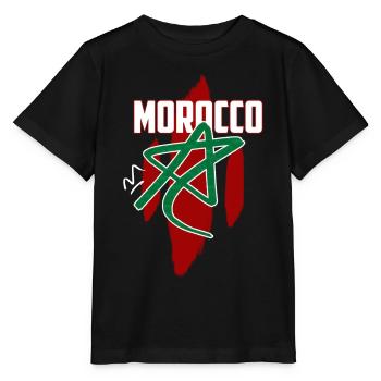 Marokko - Stanley/Stella Kinder T-Shirt MINI CREATOR  - Schwarz - Vorne - Mikhail (115cm)