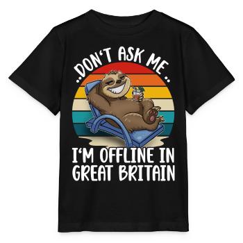 Großbritannien Urlaub - Stanley/Stella Kinder T-Shirt MINI CREATOR  - Schwarz - Vorne - Mikhail (115cm)