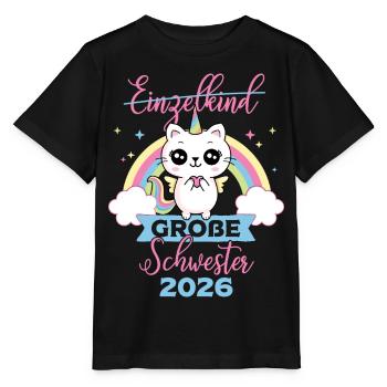 Only Child Big Sister 2026 Pregnancy - Stanley/Stella MINI CREATOR Kids’ T-Shirt - black - Front - Mikhail (115cm)