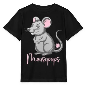 Chiots de souris, Chiots de souris, Pets de souris, pets, pets, pets - T-shirt bio MINI CREATOR Stanley/Stella Enfant - noir - Devant - Mikhail (115cm)