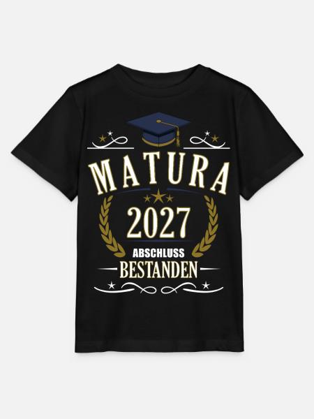 Matura 2027 - Stanley/Stella Kinder T-Shirt MINI CREATOR  - Schwarz