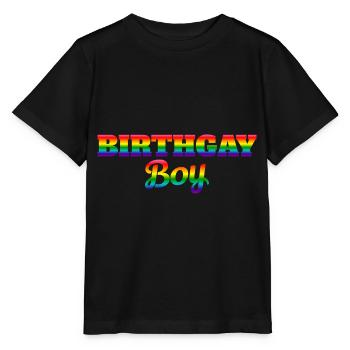 Geburtgay Junge Lgbt Gay Pride Alles Gute Zum - Stanley/Stella Kinder T-Shirt MINI CREATOR  - Schwarz - Vorne - Mikhail (115cm)