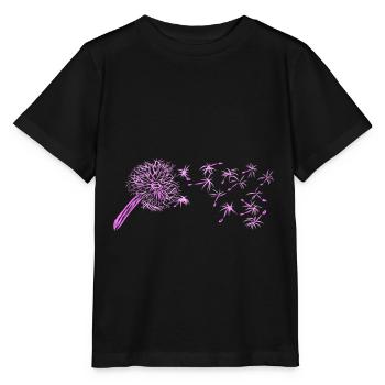 Pusteblume - T-shirt bio MINI CREATOR Stanley/Stella Enfant - noir - Devant - Mikhail (115cm)