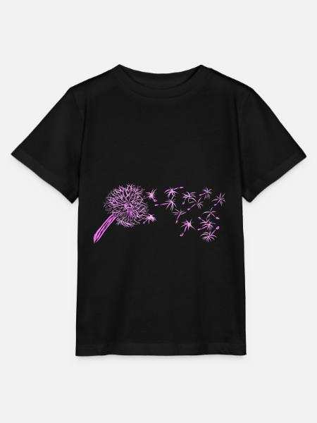 Pusteblume - Stanley/Stella Kinder T-Shirt MINI CREATOR  - Schwarz