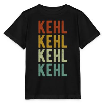 Kehl Stadt Retro Vintage - Stanley/Stella Kinder T-Shirt MINI CREATOR  - Schwarz - Vorne - Mikhail (115cm)
