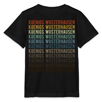 Koenigs Wusterhausen Stadt Retro Vintage - Stanley/Stella Kinder T-Shirt MINI CREATOR  - Schwarz - Vorne - Mikhail (115cm)